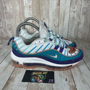 NIKE AIR max 98 hornets - kids 4 Womens 5.5